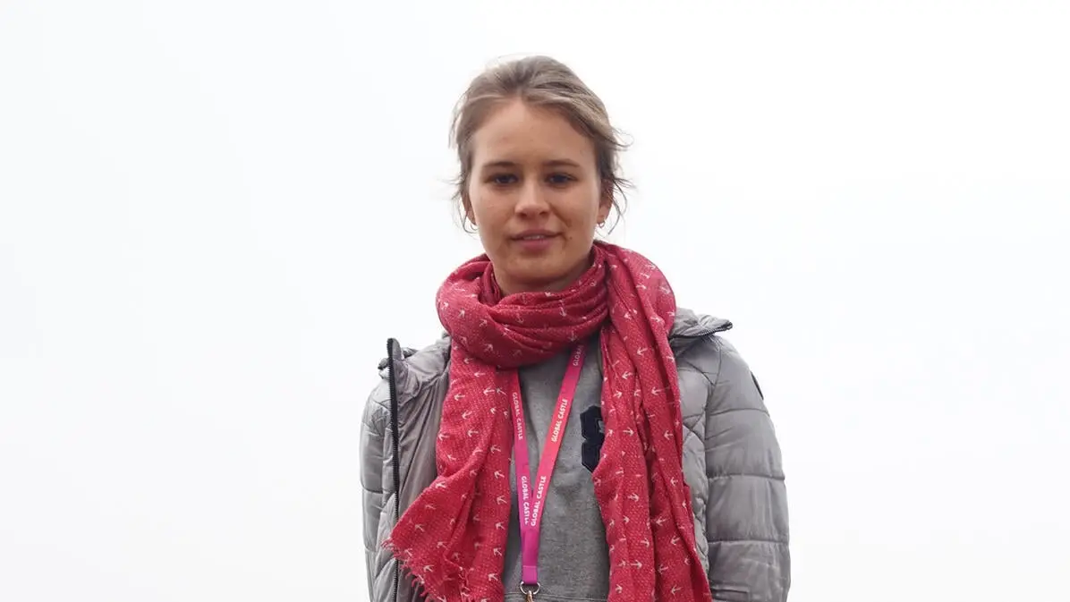 Maxi beim Englisch Sprachcamp GlobalCastle Maxi auf Burg Wernfels in der Nähe von Nürnberg