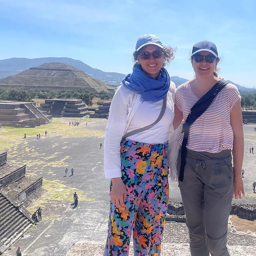 Eva Rademaker und Isabel Emmerling in Mexiko-Stadt