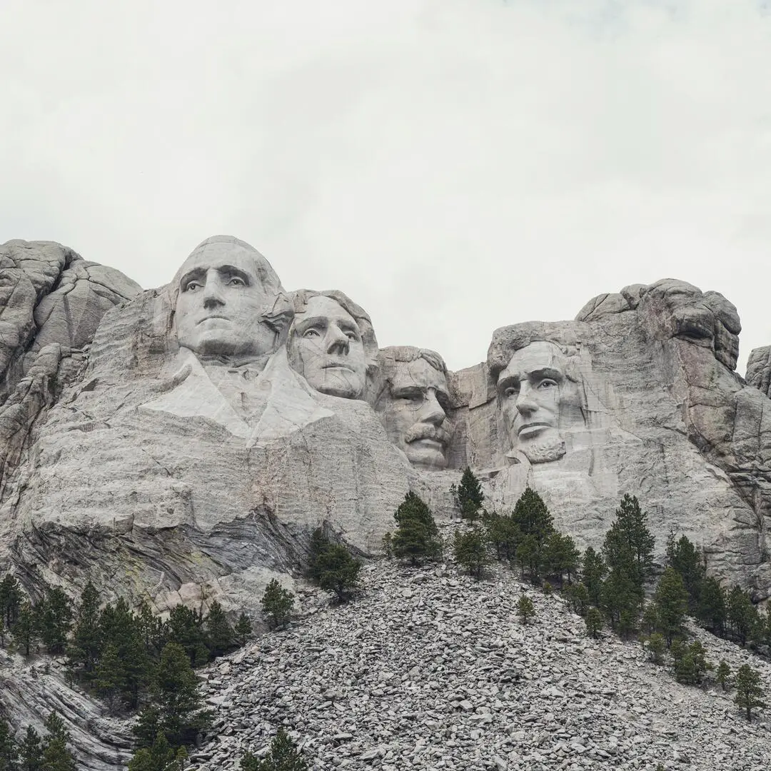 Mount Rushmore National Memorial Das Mount Rushmore National Memorial in den USA